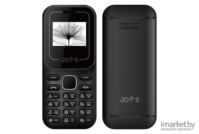 Мобильный телефон Joys S19 DS без ЗУ Black (JOY-S19-BK)