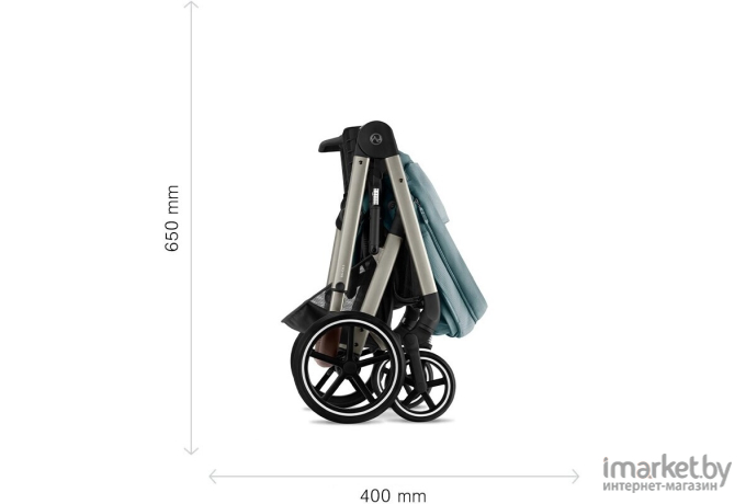 Прогулочная коляска Cybex Balios S Lux BLK new moon black