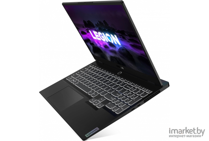 Ноутбук Lenovo Legion S7 15ACH6 Ryzen 5 5600H 16Gb черный (82K8001ARK)