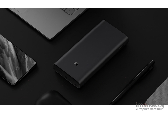 Внешний аккумулятор Xiaomi Mi 50w Power Bank 20000mAh черный (PB2050SZM)