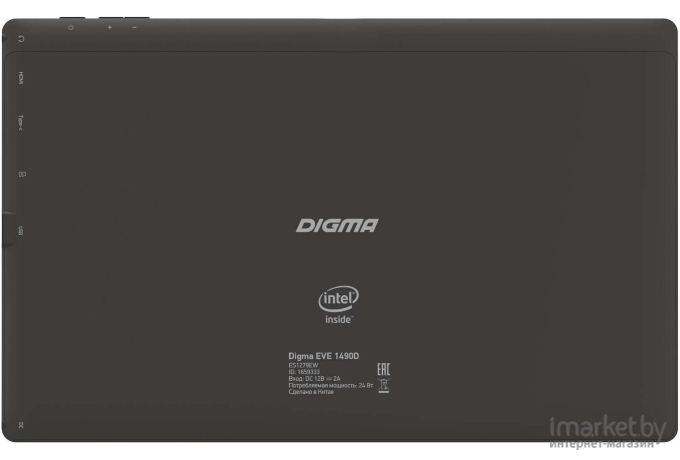 Планшет Digma EVE 1490D Celeron N4000 черный (ES1279EW)