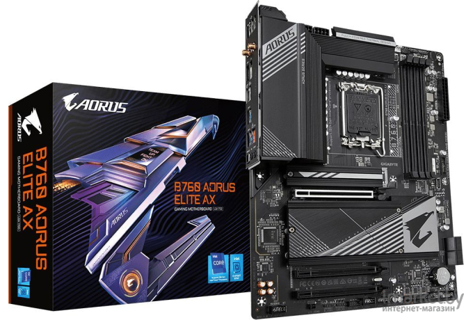 Материнская плата Gigabyte B760 AORUS ELITE AX Soc-1700 Intel