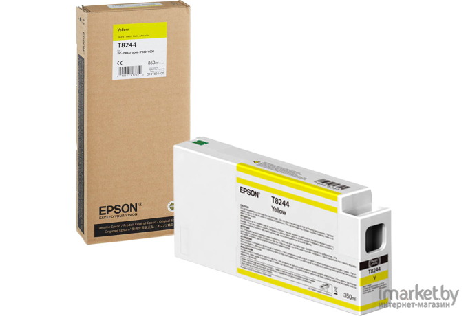 Картридж струйный Epson C13T824400 желтый