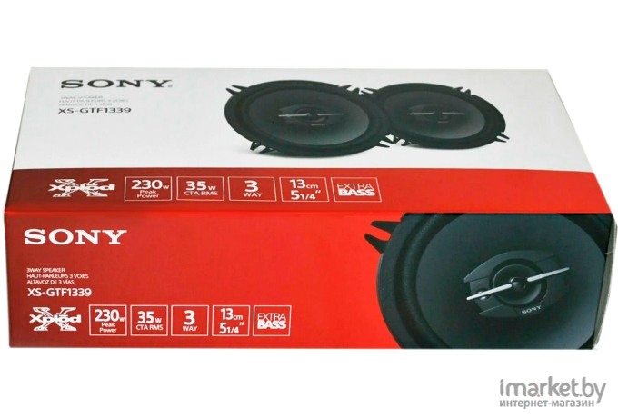 Колонки автомобильные Sony XS-GTF1339 (без решетки)