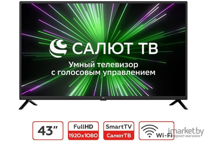 Телевизор BQ 43S09B Black