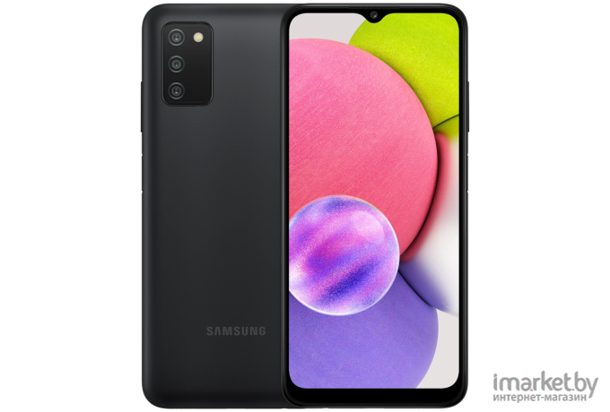 Смартфон Samsung Galaxy A03 SM-A035F 64Gb/4Gb черный (SM-A035FZKGCAU)