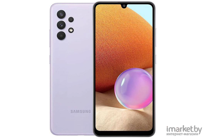 Смартфон Samsung Galaxy A32 64GB Lavender (SM-A325FLVDCAU)