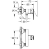 Смеситель Grohe Bauedge (23635001)