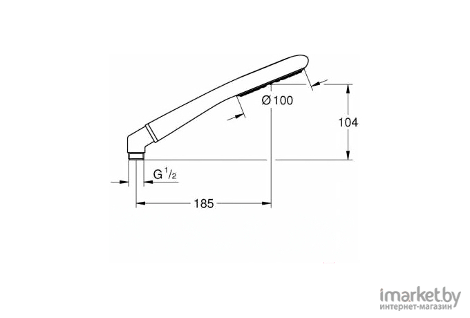 Душевая лейка Grohe Rainshower Icon 100 (27377000)