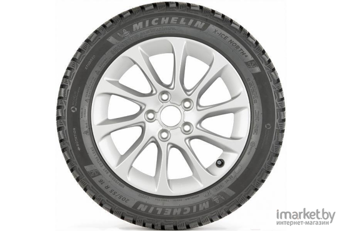 Автомобильные шины Michelin X-Ice North 4 255/40R18 99T (с шипами)