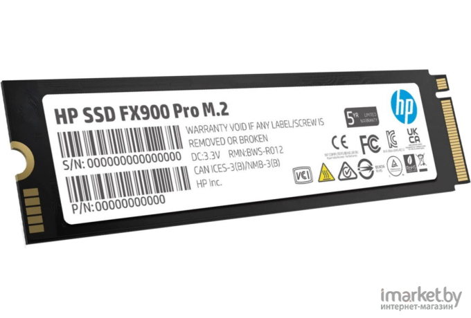 Жесткий диск HP SSD M.2 1.0Tb FX900 Pro Series (4A3U0AA)