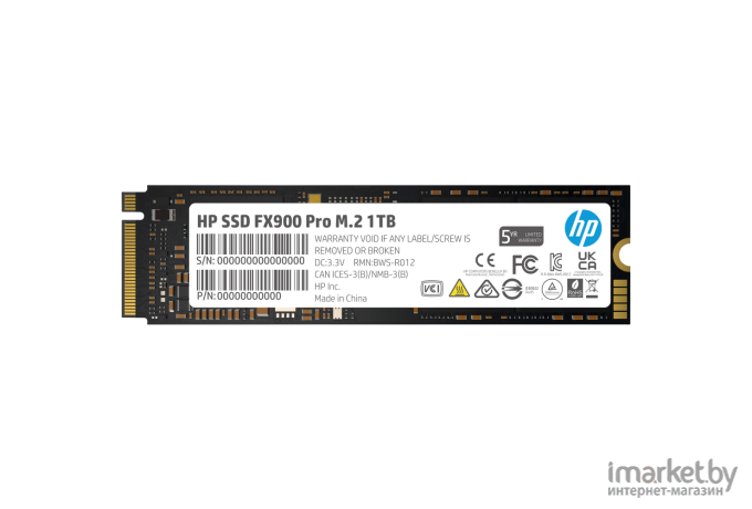 Жесткий диск HP SSD M.2 1.0Tb FX900 Pro Series (4A3U0AA)