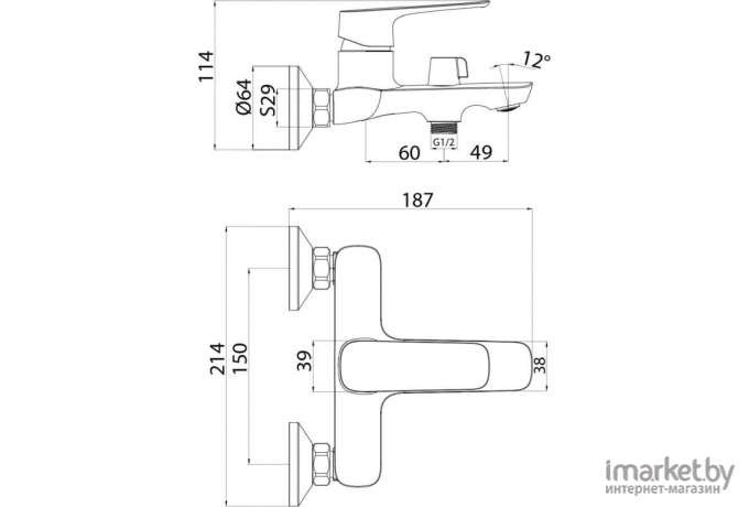 Смеситель Iddis Sign (SIGSB02i02WA)