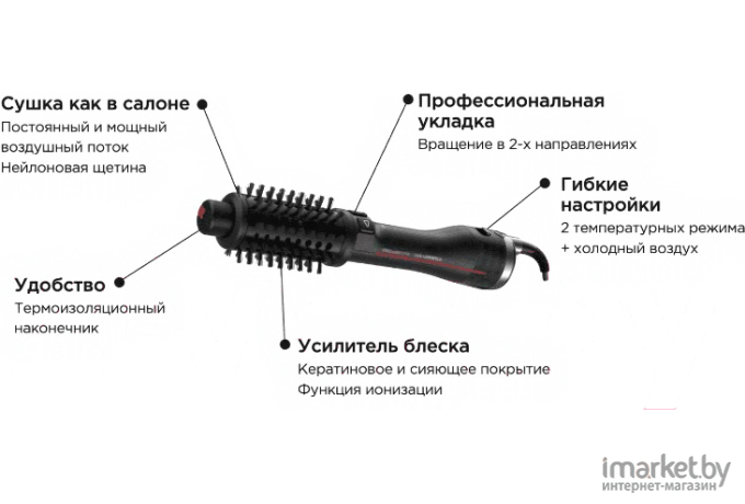 Фен-щетка Rowenta CF961LF0