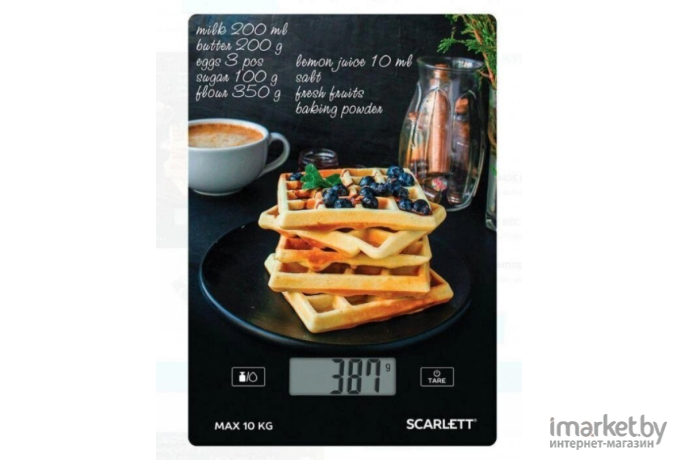 Весы кухонные Scarlett SC-KS57P75 Вафли