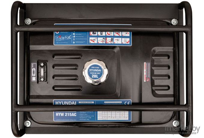Генератор бензиновый сварочный Hyundai YW215AC (HYW215AC)