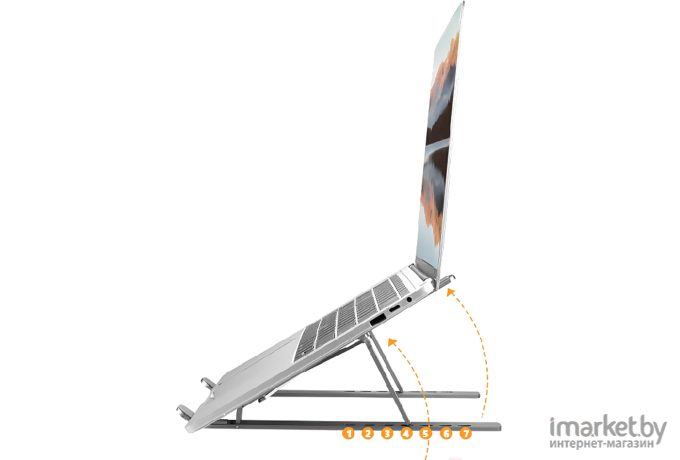 Подставка для ноутбука Miru MLS-5002 серый