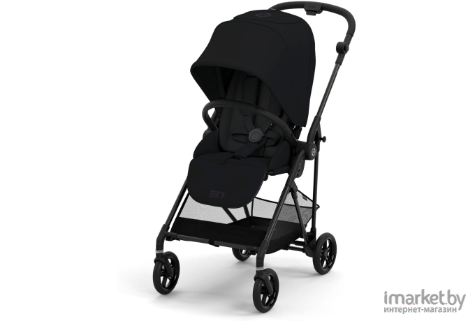 Коляска прогулочная Cybex Melio Carbon moon black