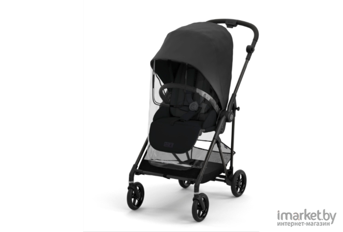 Коляска прогулочная Cybex Melio Carbon moon black