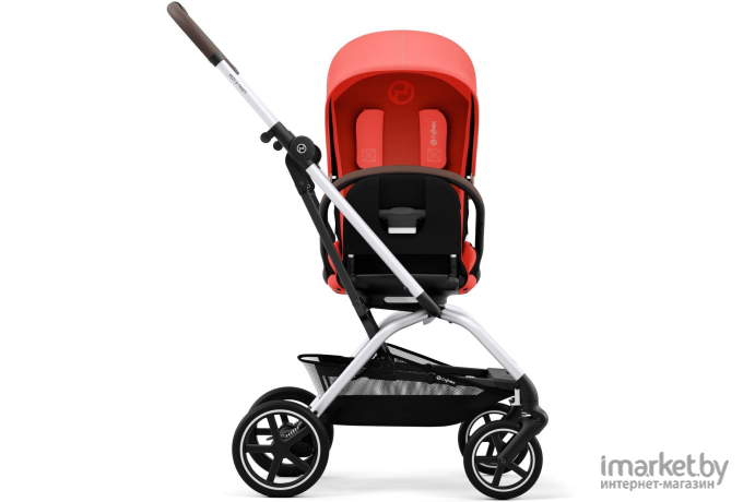 Коляска прогулочная Cybex Eezy S Twist plus SLV hibiscus red