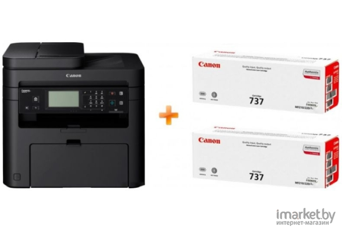 МФУ Canon I-Sensys MF237w + 2 картриджа (1418C111)