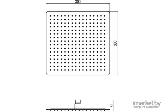 Душевая лейка Ledeme L014-30