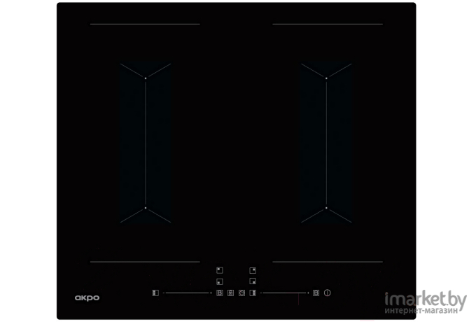 Индукционная варочная панель Akpo PIA 60 942 18FZ BL