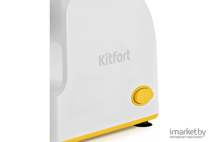 Мясорубка Kitfort КТ-2113-2 белый/желтый