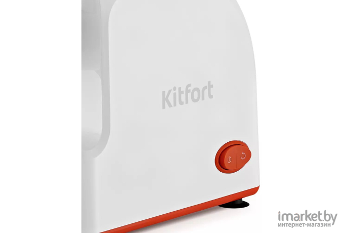Мясорубка Kitfort КТ-2113-3 белый/красный