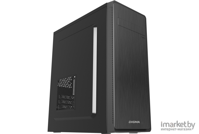 Корпус Digma DC-ATX100-U2 черный без БП