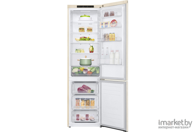 Холодильник LG GW-B509SEZM Бежевый