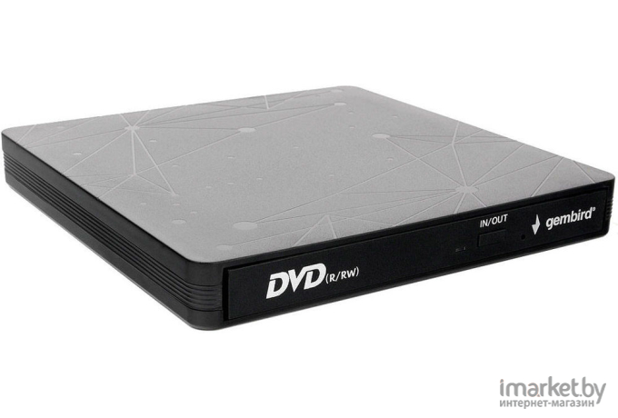 Оптический привод DVD Gembird DVD-USB-03-BW Black/White