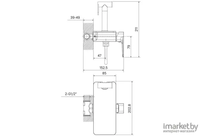 Смеситель Iddis AXESBSHi08