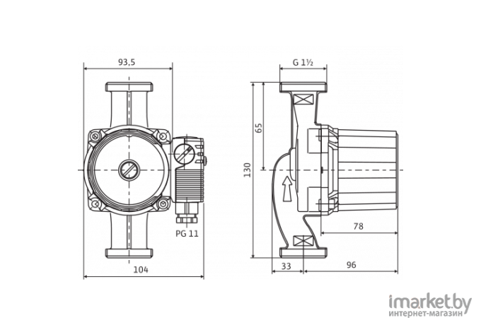 Циркуляционный насос Wilo Star-RS25/6-130-RK (9168934)