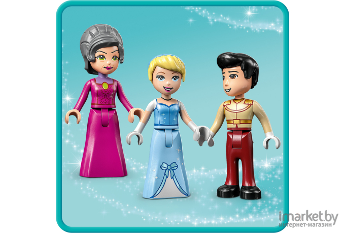 Конструктор Lego Disney Princess Cinderella and Prince Charmings Castle (43206)