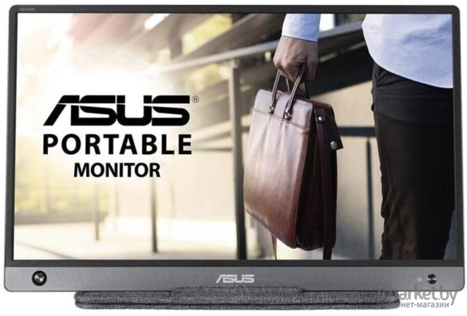 Монитор Asus Portable MB16AH темно-серый (90LM04T0-B02170)