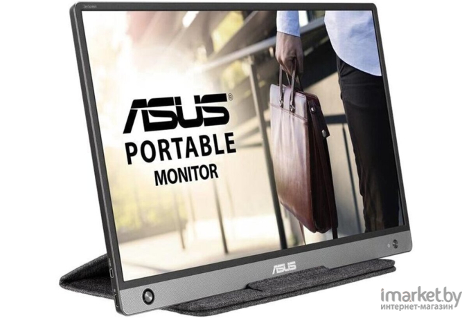 Монитор Asus Portable MB16AH темно-серый (90LM04T0-B02170)