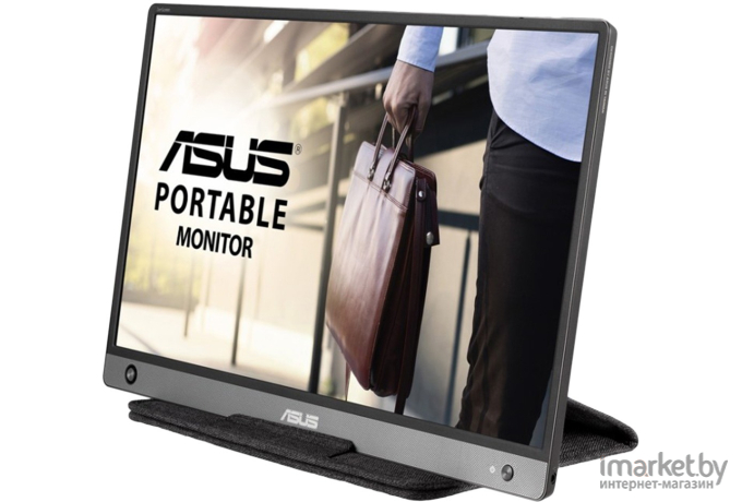 Монитор Asus Portable MB16AH темно-серый (90LM04T0-B02170)