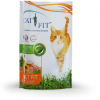 Корм для кошек Жабинковский комбикормовый завод Cat Fit для взрослых кошек с птицей и овощами 0,4 кг