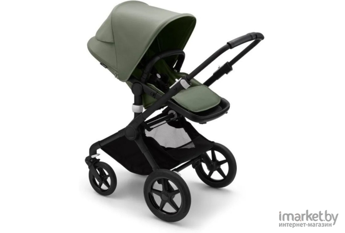 Коляска Bugaboo Fox 3 Complete 2 в 1 black/green forest