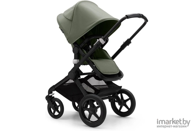 Коляска Bugaboo Fox 3 Complete 2 в 1 black/green forest