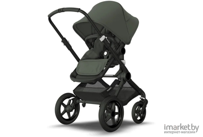 Коляска Bugaboo Fox 3 Complete 2 в 1 black/green forest