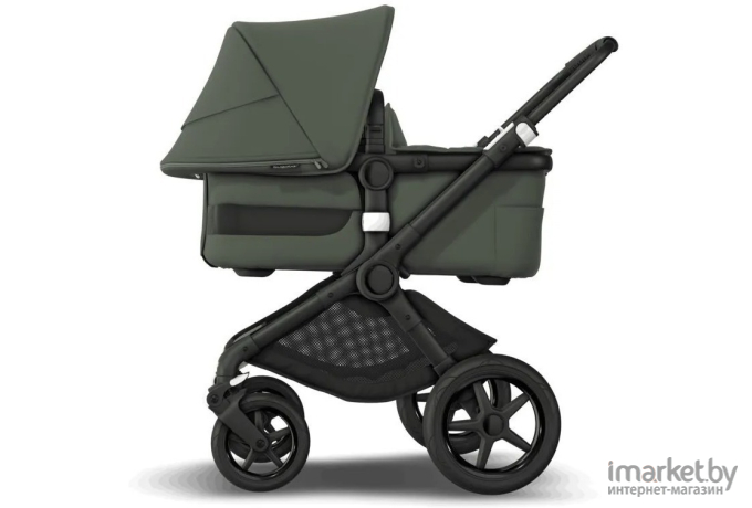 Коляска Bugaboo Fox 3 Complete 2 в 1 black/green forest