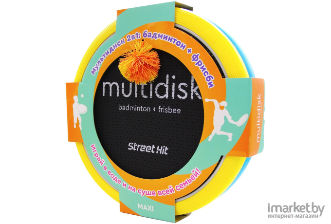 Игра Street Hit Мультидиск Премиум maxi 40см желтый и синий (BSD00215)