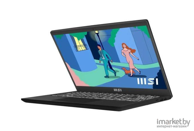 Ноутбук MSI Modern 15 B12HW-002XRU Core i5 black (9S7-15H212-002)