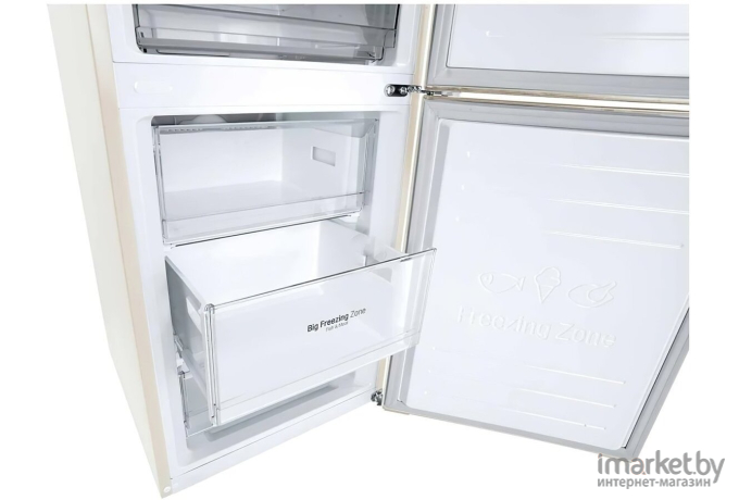 Холодильник LG GW-B509SEJM Бежевый