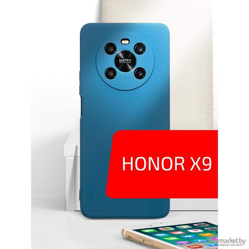 Купить чехол для телефона akami jam для honor x9 синий (29474) по лучшей  цене | Каталог