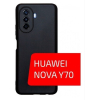 Чехол для телефона Akami Jam для Huawei Nova Y70 черный (29665)