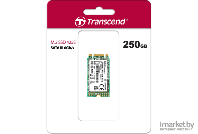 Твердотельный накопитель Transcend SSD M.2 250Gb MTS425 (TS250GMTS425S)