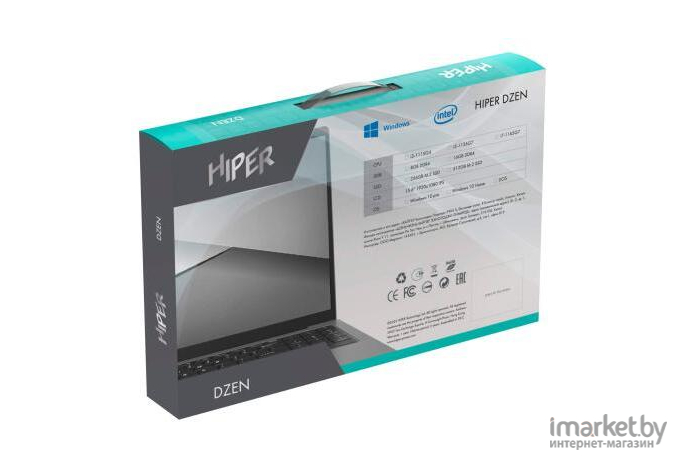 Ноутбук Hiper DZEN MTL1569 Core i7 1165G7 серый (U0WHH89N)